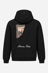 AMARA Paris Hoodie Half Mona T 205007 | Black