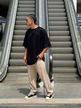 NAMMOS Over SIze Linen T-Shirt RAMPA I Black