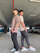 NEW ERA NE PINSTRIPE OS TEE NEWERA ABRBLK 60435515 | Brown/Black