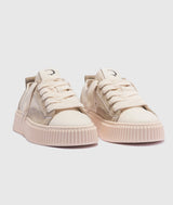 RHUN Sneakers Treble 2027 I Beige Grain Leather / Beige Suede