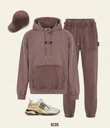 GCDS Loose Sport Suit GC262MS01 - 033 | Brown stone wash