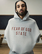 ESSENTIALS FEAR OF GOD OverSize Hoodie 192BT246250F | Grey