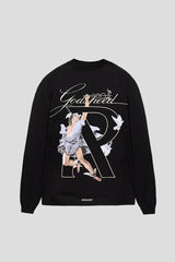 REPRESENT HERMES LS T-SHIRT MLM4232-001| Jet Black