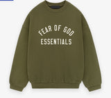 ESSENTIALS FEAR OF GOD OverSize Sweatshirt 192BT246265F | Green