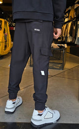 GCDS GC242MP01-001 Loose Cargo Pants | Black