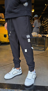 GCDS GC242MP01-001 Loose Cargo Pants | Black