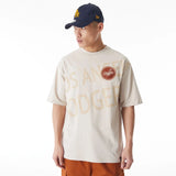 NEW ERA MLB SCRIPT GRPHC OS TEE LOSDOD 60580583| Beige