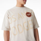 NEW ERA MLB SCRIPT GRPHC OS TEE LOSDOD 60580583| Beige