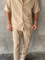 DREAM & WORK Resort suit | Camel
