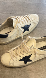 GOLDEN GOOSE Sneakers GMF00101.F004164 |BEIGE/NIGHT BLUE