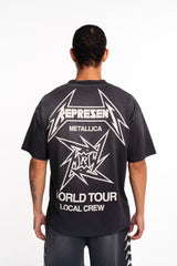 REPRESENT Metallica 40 YEAR ANNIVERSARY SS T-Shirt MLM4358-230 I Stained Black
