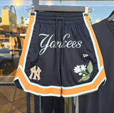 NEW ERA MLB FLORAL MESH SHORT NEYYAN 60596346 | Black