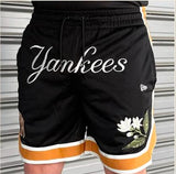 NEW ERA MLB FLORAL MESH SHORT NEYYAN 60596346 | Black