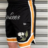 NEW ERA MLB FLORAL MESH SHORT NEYYAN 60596346 | Black