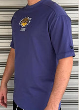 NEW ERA NBA WRDMRK OS TEE LOSLAK 60596460 | Purple