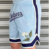 NEW ERA MLB FLORAL MESH SHORT LOSDOD 60596331 | Light Blue