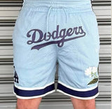 NEW ERA MLB FLORAL MESH SHORT LOSDOD 60596331 | Light Blue