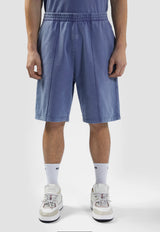 GCDS B1CM3102JH6 Stone Washed SweatShorts | Dark Purple