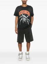 GCDS B1CM2321JH8 GCDSWEAR Spider OverSize T-Shirt | Black