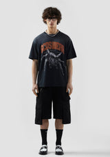 GCDS B1CM2321JH8 GCDSWEAR Spider OverSize T-Shirt | Black