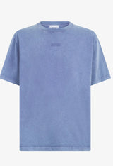 GCDS B1CM2320JH5 Stone Washed OverSize T-Shirt | Dark Purple