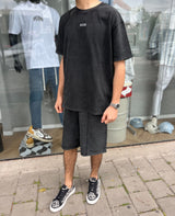 GCDS B1CM2320JH5 Stone Washed OverSize T-Shirt | Dark Grey