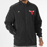 NEW ERA NBA TRACK JACKET CHIBUL BLKFDR 60416400 | BLACK
