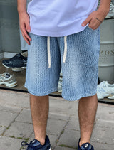 Nammos Over Size Short Jeans | Light Blue