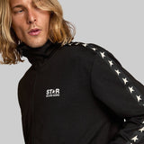 GOLDEN GOOSE ZIPPED TRACK JACKET DENIS | BLACK