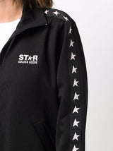 GOLDEN GOOSE ZIPPED TRACK JACKET DENIS | BLACK