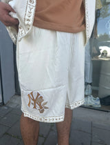 NEW ERA Mlb Taping Shorts Neyyan 60567841 | OffWhite