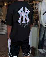 NEW ERA חליפה MLB INFILL OS TEE NEYYAN 60667838+60667831 | Black