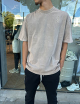 GCDS OverSize T-shirt GC252MT03t-013 | Beige StoneWash