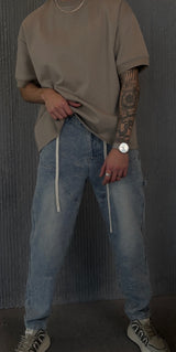 Nammos Over Size Jeans | Light Blue