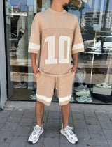 Nammos חליפה אובר סייז Be your self | Camel/White