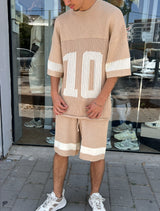 Nammos חליפה אובר סייז Be your self | Camel/White