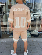 Nammos חליפה אובר סייז Be your self | Camel/White