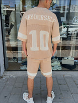 Nammos חליפה אובר סייז Be your self | Camel/White