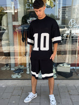 Nammos חליפה אובר סייז Be your self | Black/White