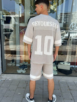 Nammos חליפה אובר סייז Be your self | Grey/White