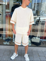 Nammos חליפה אובר סייז 88 | White/Camel