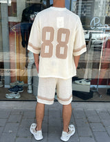 Nammos חליפה אובר סייז 88 | White/Camel