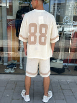 Nammos חליפה אובר סייז 88 | White/Camel