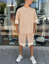 Nammos חליפה אובר סייז 88 | Camel/White