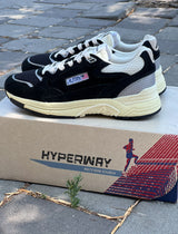 AUTRY Sneakers HYLM UM07 I Suede / Mesh Black / Silv
