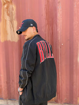 NEW ERA NBA TRACK JACKET CHIBUL BLKFDR 60416400 | BLACK