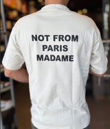 Drole de Monsieur Le T-Shirt Slogan PERM-TS203-CO002 | Beige