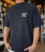 Drole de Monsieur Le T-Shirt Slogan PERM-TS203-CO002 | Black