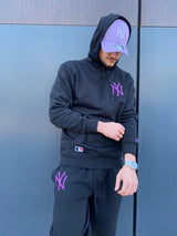 NEW ERA LEAGUE ESSNTLS OS HOODY NEYYAN BLKPNO 60416438 I BLACK
