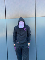 NEW ERA LEAGUE ESSNTLS OS HOODY NEYYAN BLKPNO 60416438 I BLACK